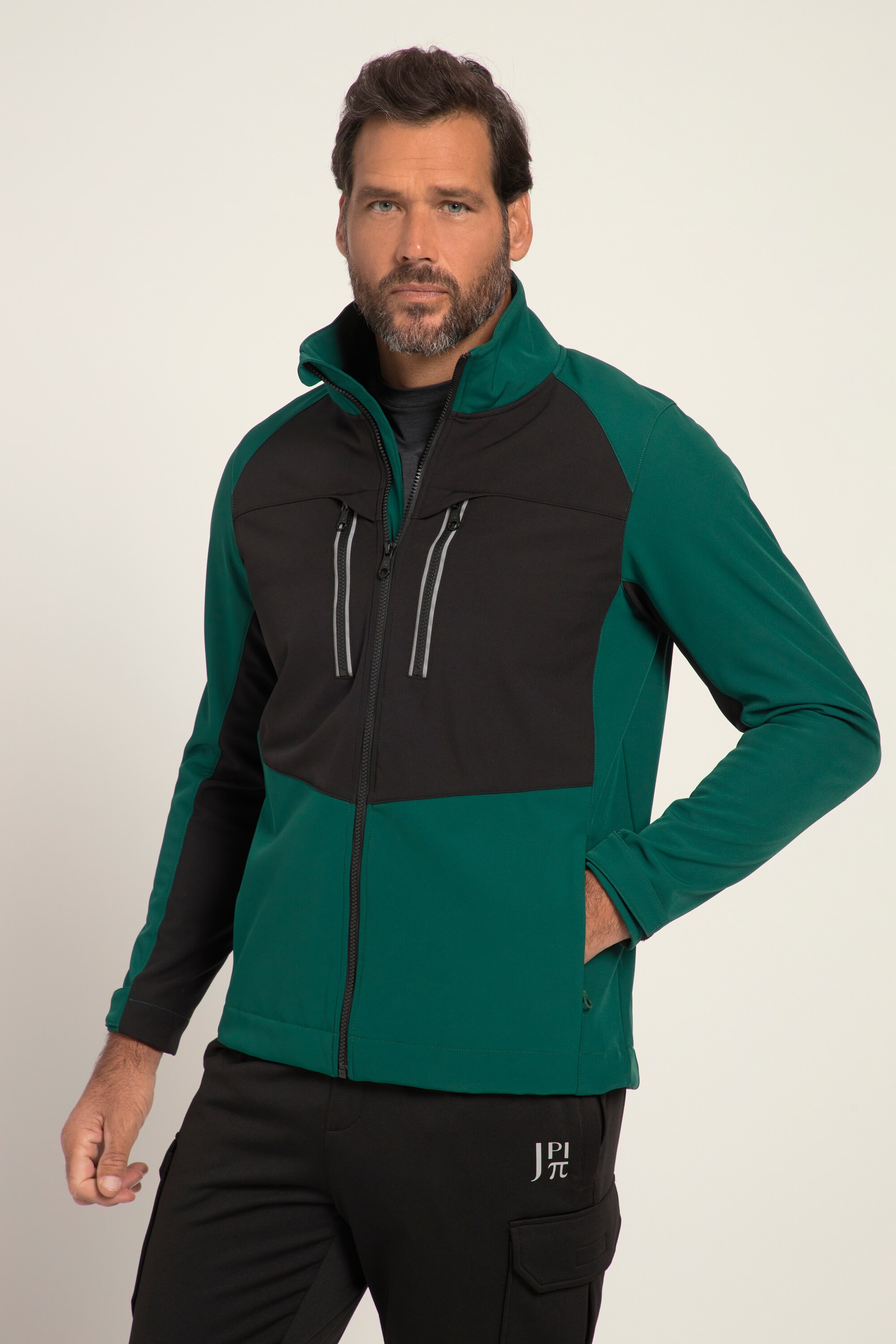 JAY PI große Größen JAY PI Softshell Jacke FLEXNAMIC Outdoor Stehkragen