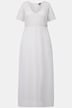 Brautkleid, Boho-Style, A-Linie, V-Ausschnitt, Halbarm