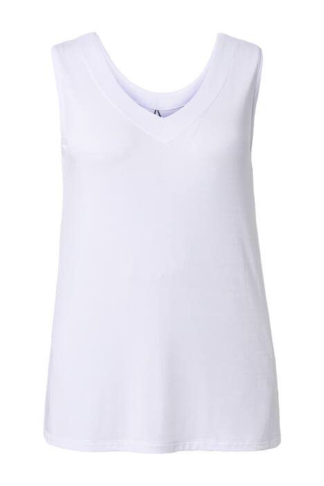 Slinky top, oboustranný materiál, variabilní výstřih