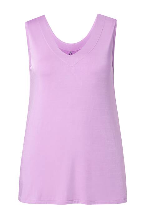 Slinky top, oboustranný materiál, variabilní výstřih