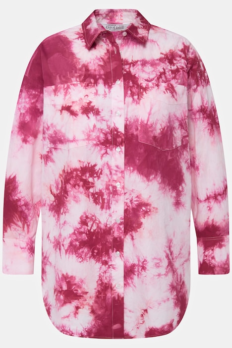 Comme des garcons pink tie dye shirt hotsell