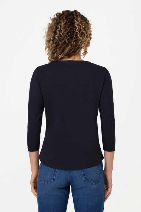 Shirt, Herz, Rundhals, 3/4-Ärmel