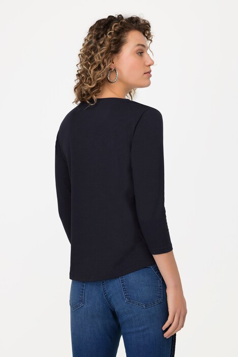 Shirt, Herz, Rundhals, 3/4-Ärmel