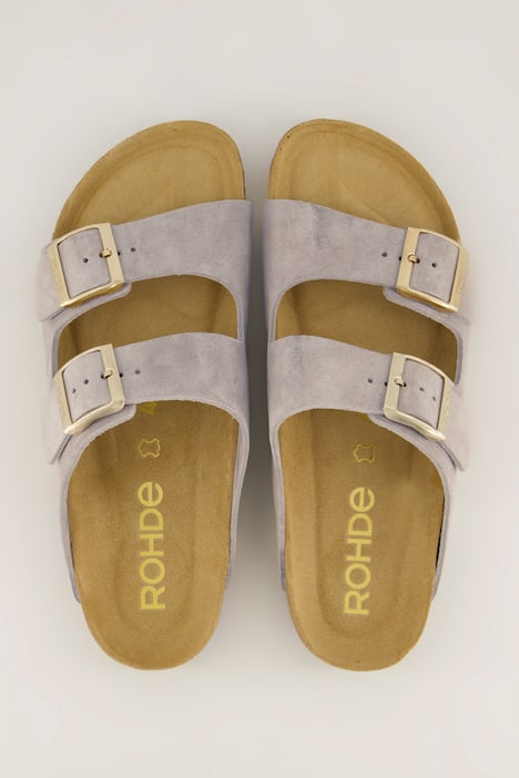 Leder-Pantoletten, Rohde Shoes, Komfortweite