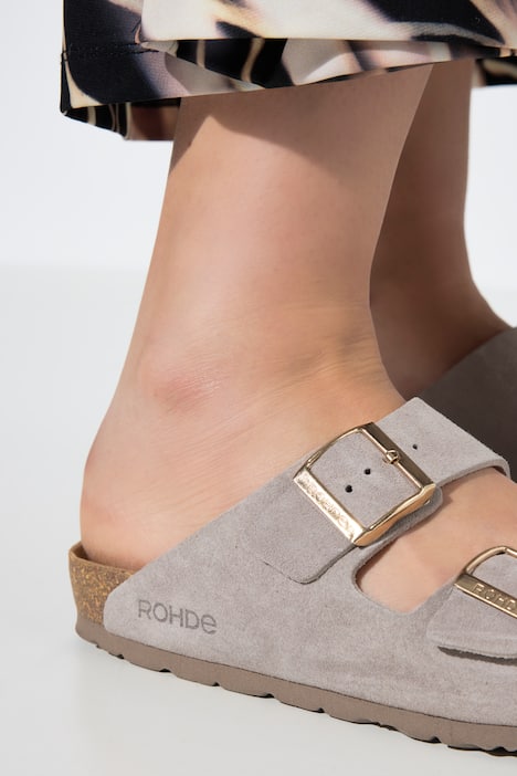 Leder-Pantoletten, Rohde Shoes, Komfortweite