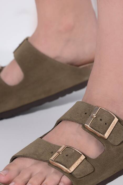 Leder-Pantoletten, Rohde Shoes, Komfortweite