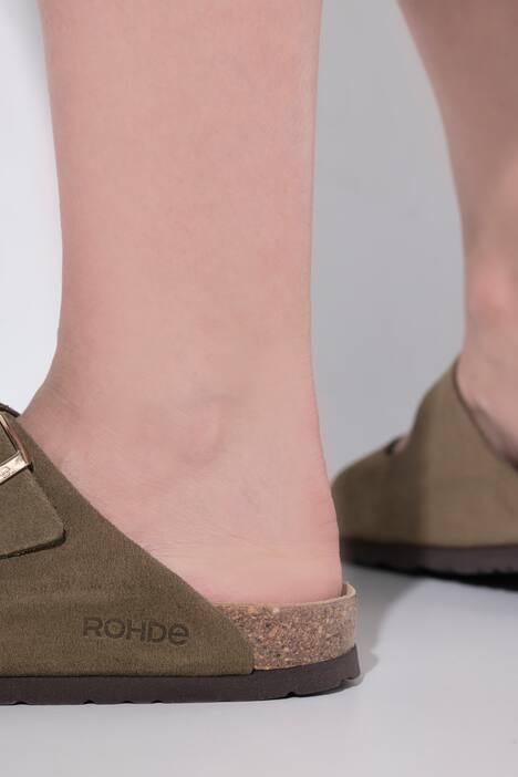 Leder-Pantoletten, Rohde Shoes, Komfortweite