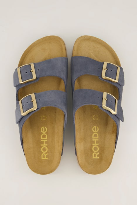 Leder-Pantoletten, Rohde Shoes, Komfortweite