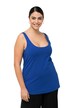 Top, vpředu dvouvrstvý, kulatý výstřih, Classic, bez rukávů