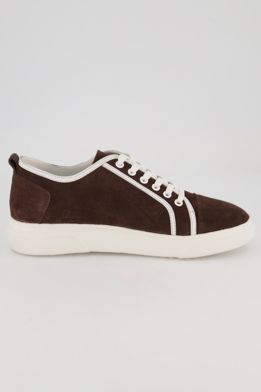 Stora storlekar Mockasneakers, Dam, brun, storlek: 39, Annat/Ull/Polyester, Ulla Popken