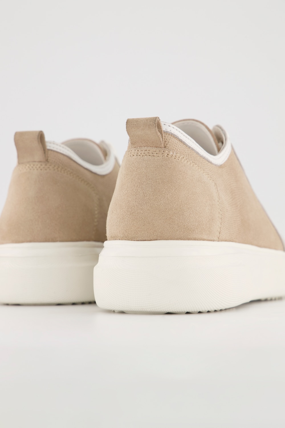 Stora storlekar Mockasneakers, Dam, beige, storlek: 40, Annat/Ull/Polyester, Ulla Popken
