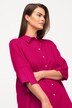 Collared Asymmetric Cuff Blouse