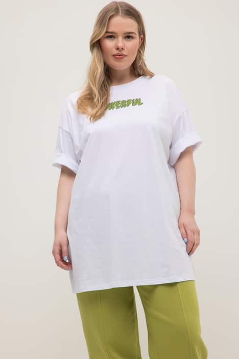 T-Shirt, oversized, Rundhals, Halbarm, Print