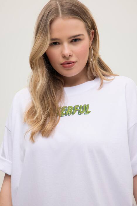 T-Shirt, oversized, Rundhals, Halbarm, Print