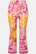 7/8-Hose, Blüten, Bootcut, Elastikbund