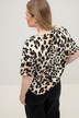 Leopard Print Oversized Cotton Short Sleeve Tee