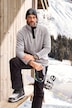 Pull camionneur en polaire JAY-PI, collection Skiwear. Col montant avec une patte de boutonnage.