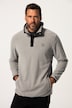Pull camionneur en polaire JAY-PI, collection Skiwear. Col montant avec une patte de boutonnage.