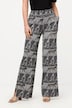 Mixed Print Leopard Graphic Stretch Knit Pants
