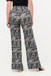 Mixed Print Leopard Graphic Stretch Knit Pants