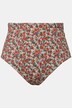 Bikini slip, hoge taille, bloemenprint
