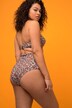 Bikini slip, hoge taille, bloemenprint