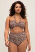 Bikini slip, hoge taille, bloemenprint