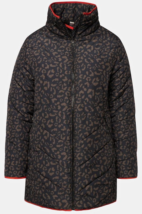 Quilted Leopard Print Coat | Quilted Jackets | Jackets