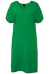 Šaty, lněná směs, oversize, výstřih do V, krátké rukávy