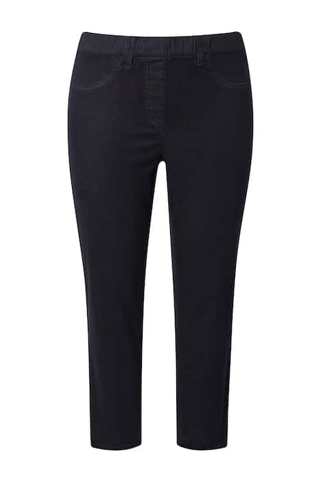 7/8 bengalínové kalhoty Sienna, roztřepený lem, úzké nohavice