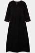 Notch Neck Empire Knit Pocket A-line Swing Dress
