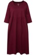 Šaty,empírový šev, hranatý výstřih, kapsy, 3/4 rukávy