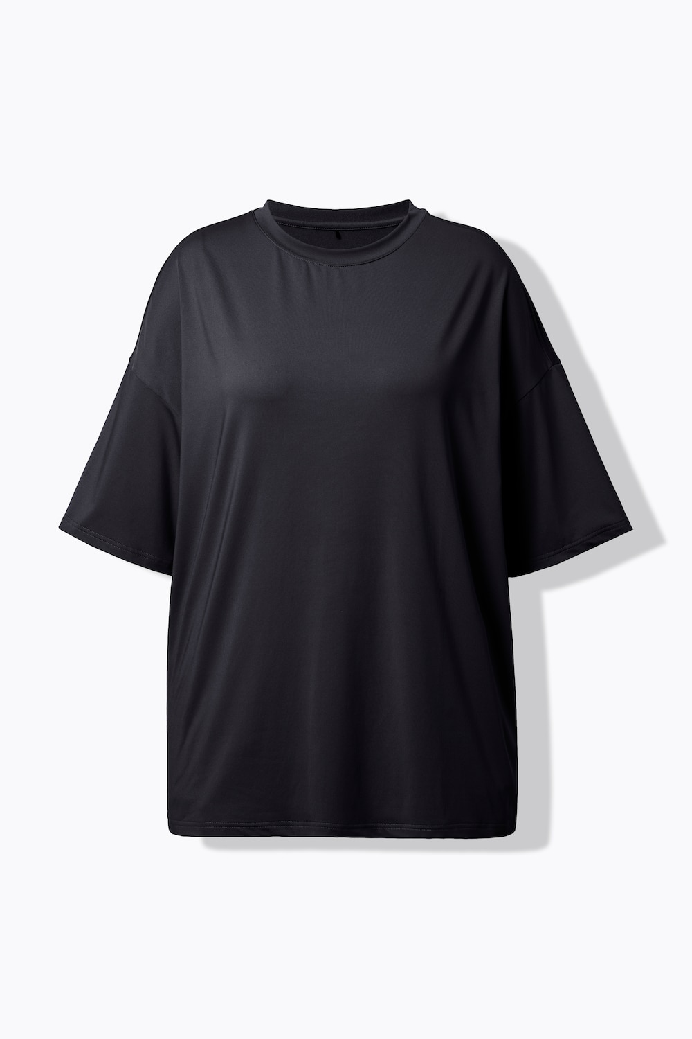 Stora storlekar T-shirt, Dam, svart, storlek: 46/48, Polyester/Elastan, Studio Untold