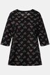 Graphic Print Zipper Pocket Swing Tunic