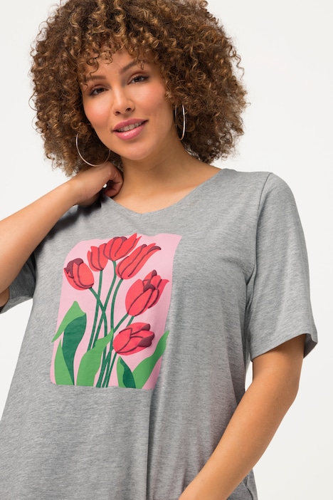 Colorful Flower Graphic Tee | T-Shirts | Knit Tops & Tees