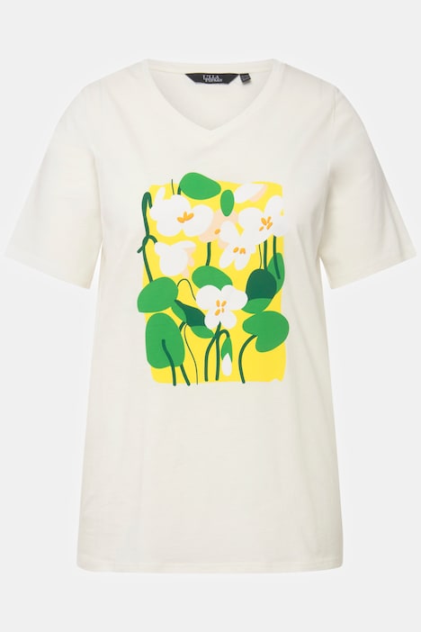 Colorful Flower Graphic Tee