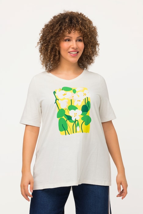 Colorful Flower Graphic Tee