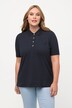 Koszulka polo, ażurowe romby, kołnierzyk polo, krótki rękaw