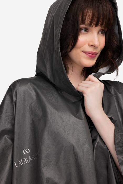 Funktions-Regencape, Unisex, Print, Kapuze