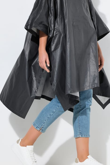 Funktions-Regencape, Unisex, Print, Kapuze