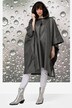 Funktions-Regencape, Unisex, Print, Kapuze