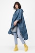 Funktions-Regencape, Unisex, Print, Kapuze