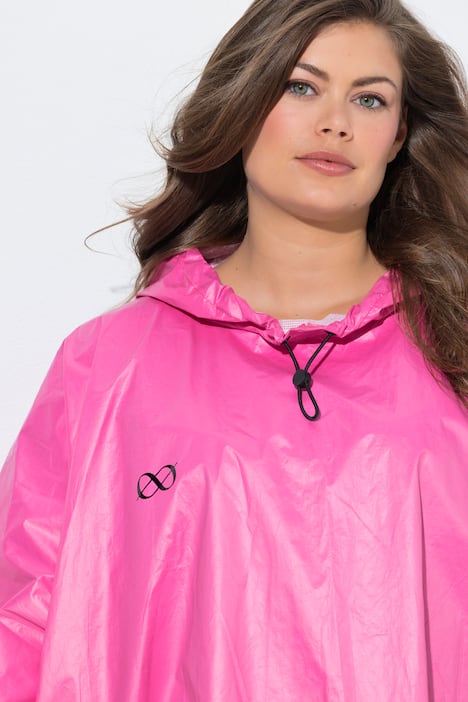 Funktions-Regencape, Unisex, Print, Kapuze