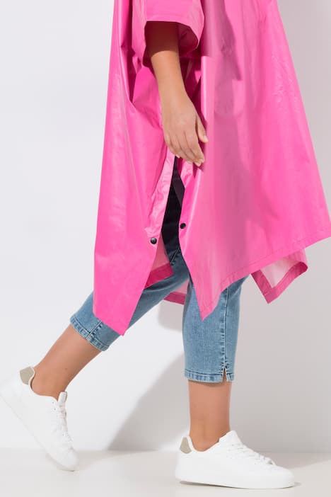 Funktions-Regencape, Unisex, Print, Kapuze