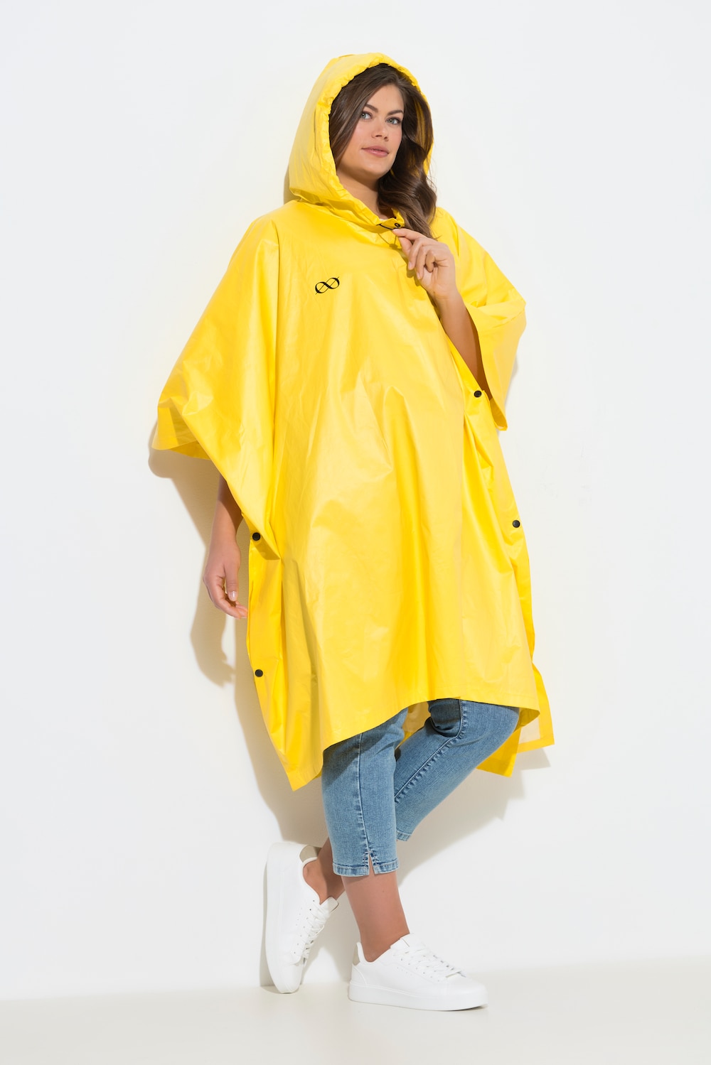 Funktions-Regencape, Unisex, Print, Kapuze