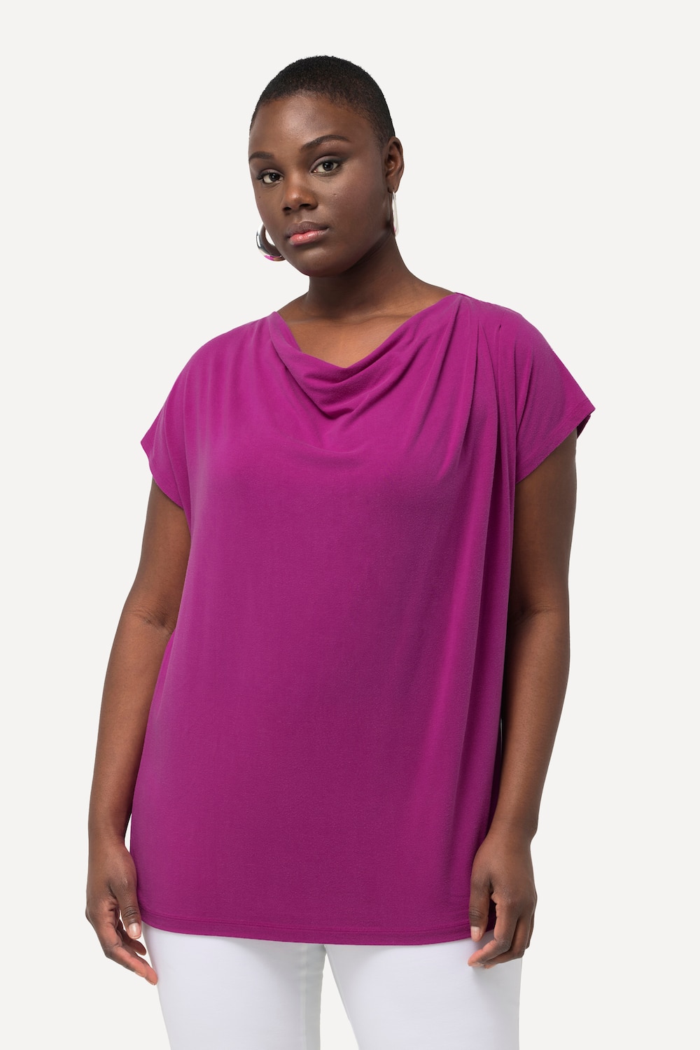 Große Größen T-Shirt, Damen, rosa, Größe: 50/52, Synthetische Fasern, Ulla Popken