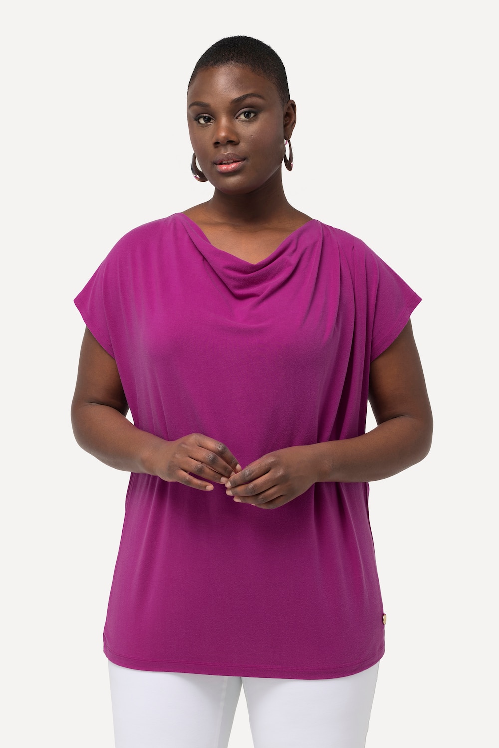 Große Größen T-Shirt, Damen, rosa, Größe: 54/56, Synthetische Fasern, Ulla Popken