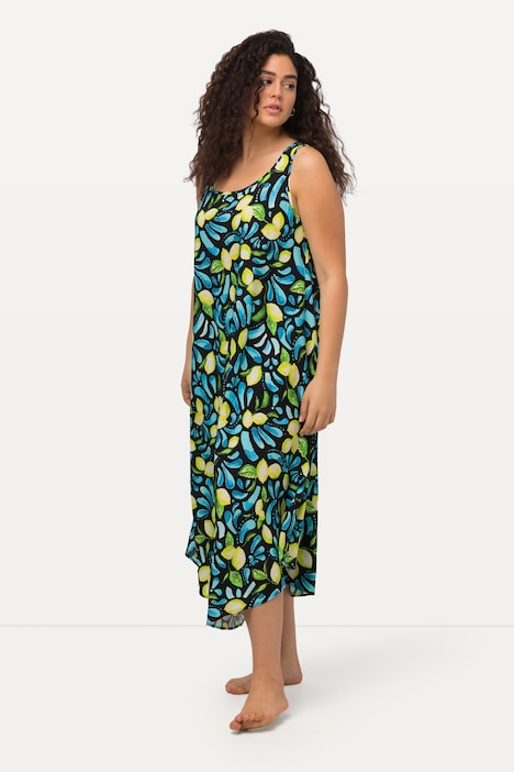 Sleeveless Lemon Print Dress | Summer Dresses | Dresses