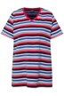 Tričko, proužky, Classic, výstřih do V, krátké rukávy