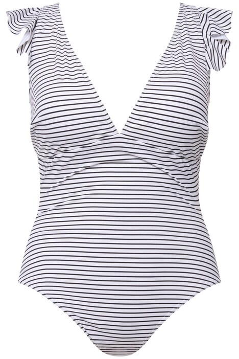 Ruffled One-Piece Swimsuit